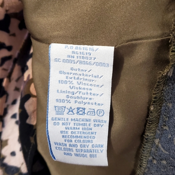 Boden - Tiered Print Skirt - Size 4 - Picture 10 of 11